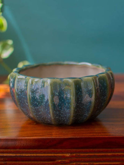 Ceramic Bonsai Planter Green