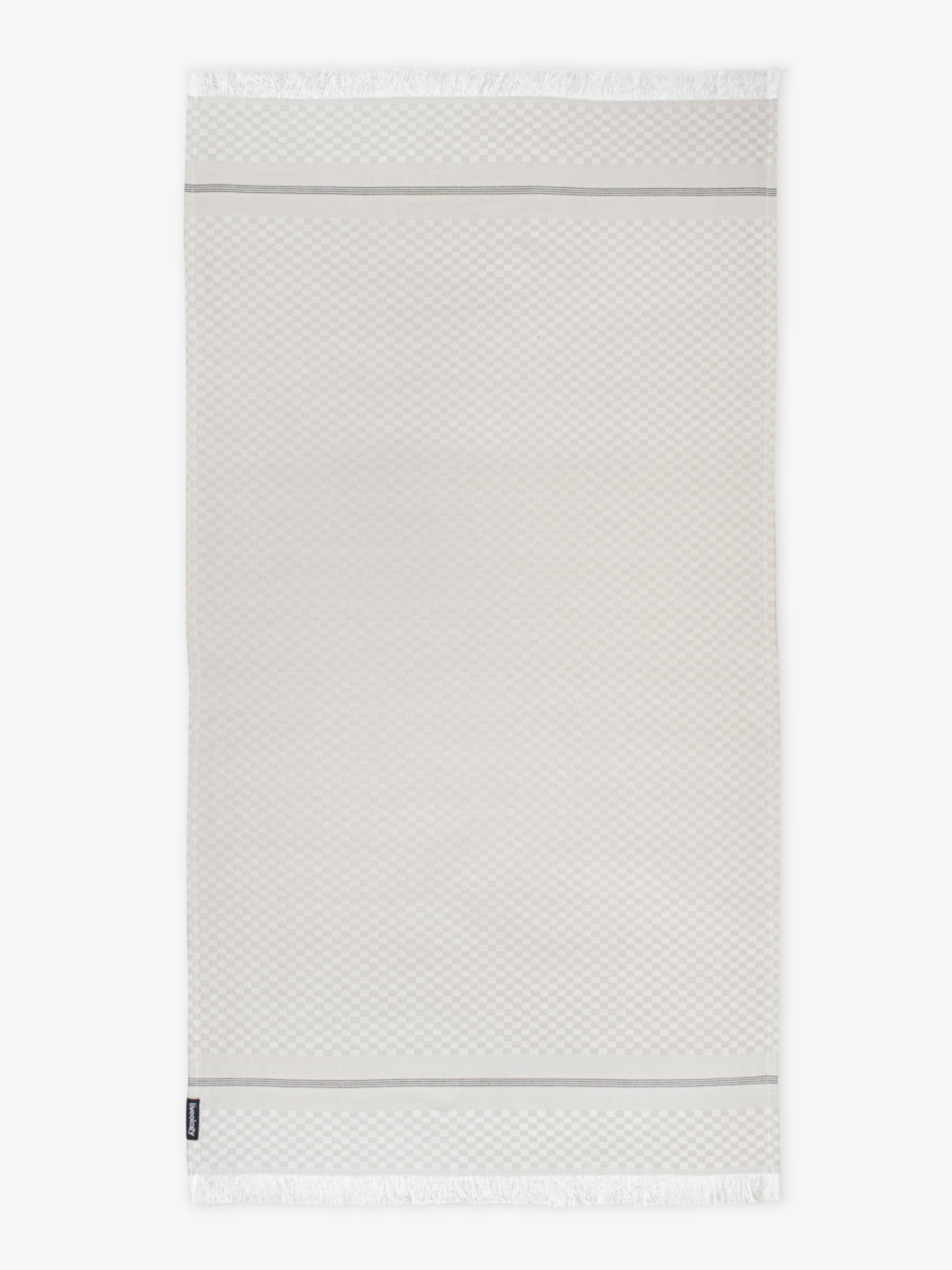 Chequerboard Woven Beach Towel