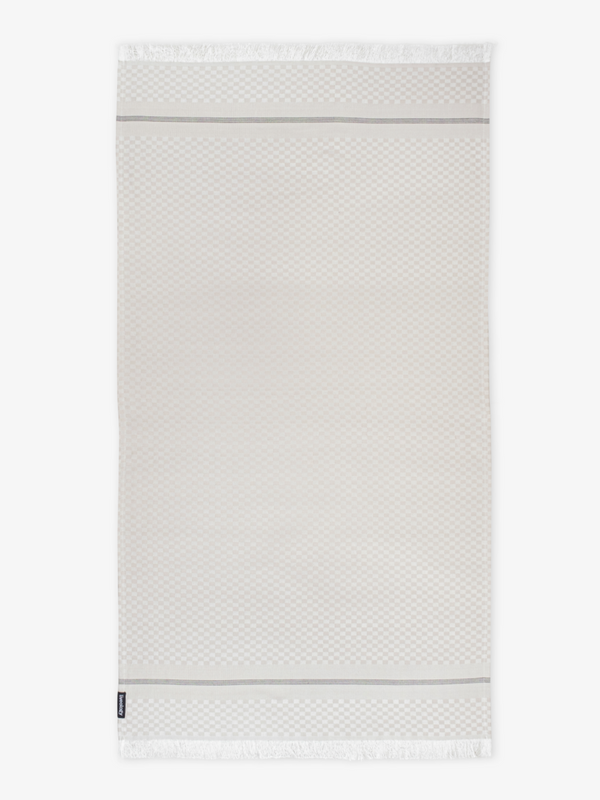 Chequerboard Woven Beach Towel