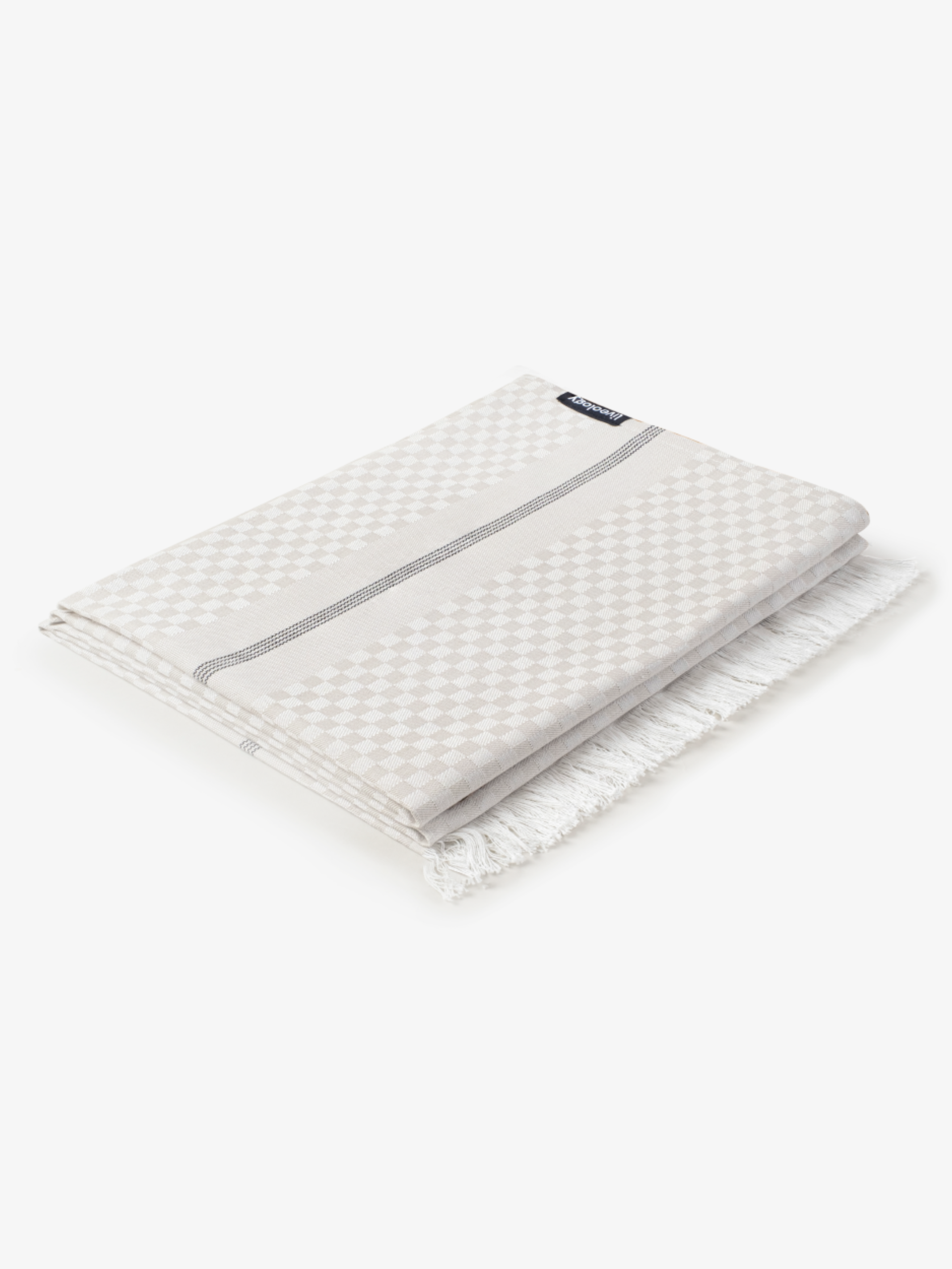 Chequerboard Woven Beach Towel