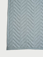Quilted Bedding Set - Chevron Blue