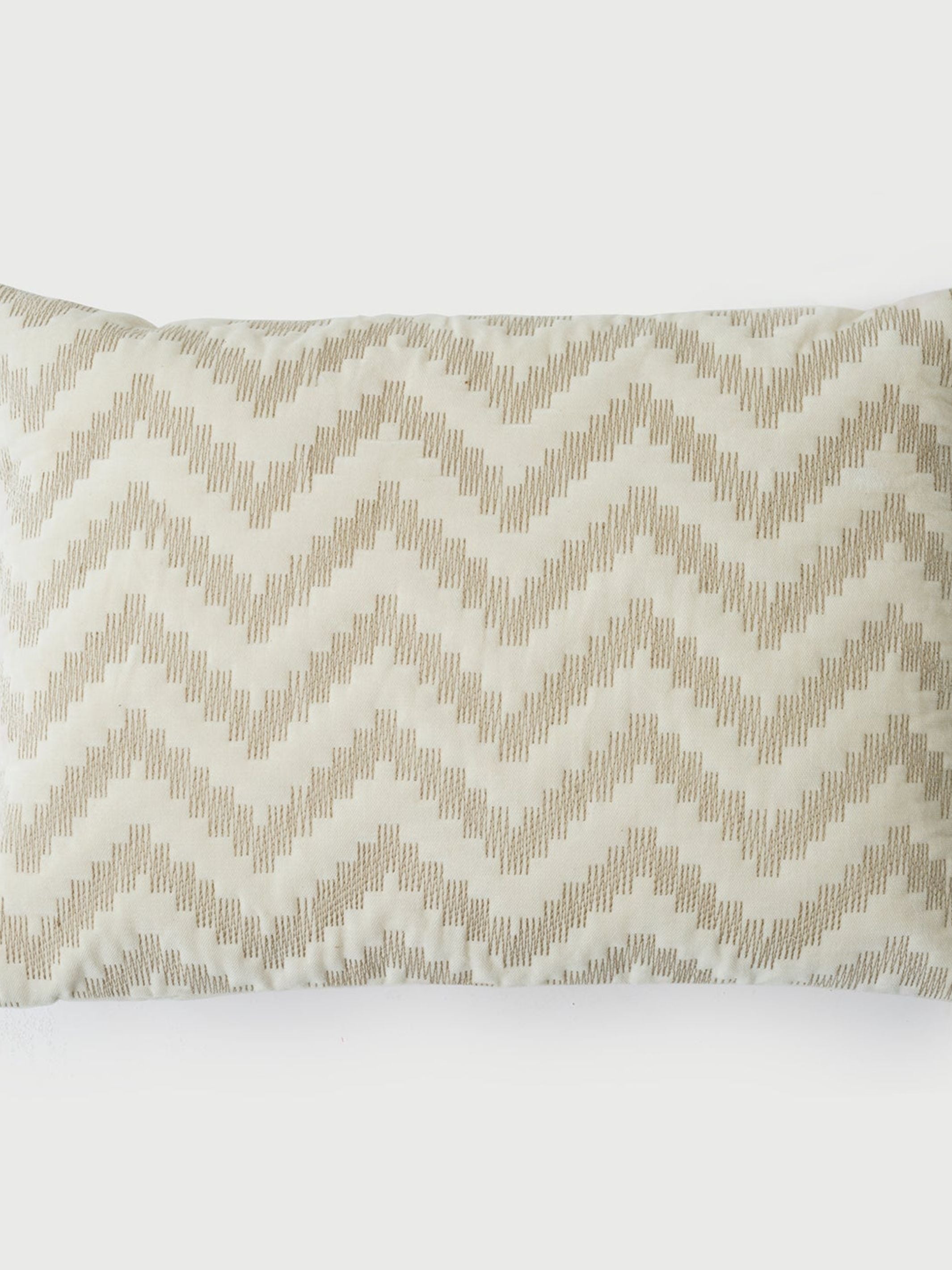 Cushion Cover - Chevron Brown Oblong