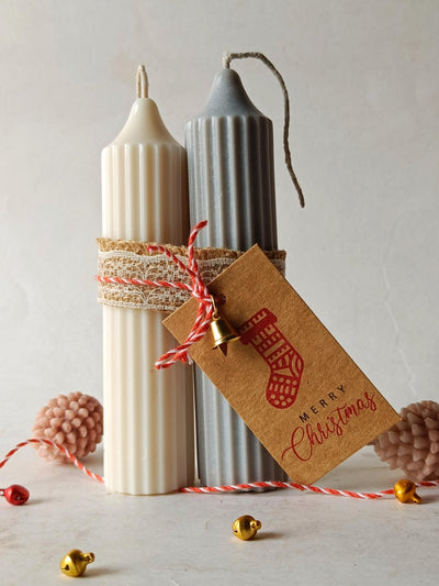 Christmas Special - Hope Pillar Candles - Set of 2