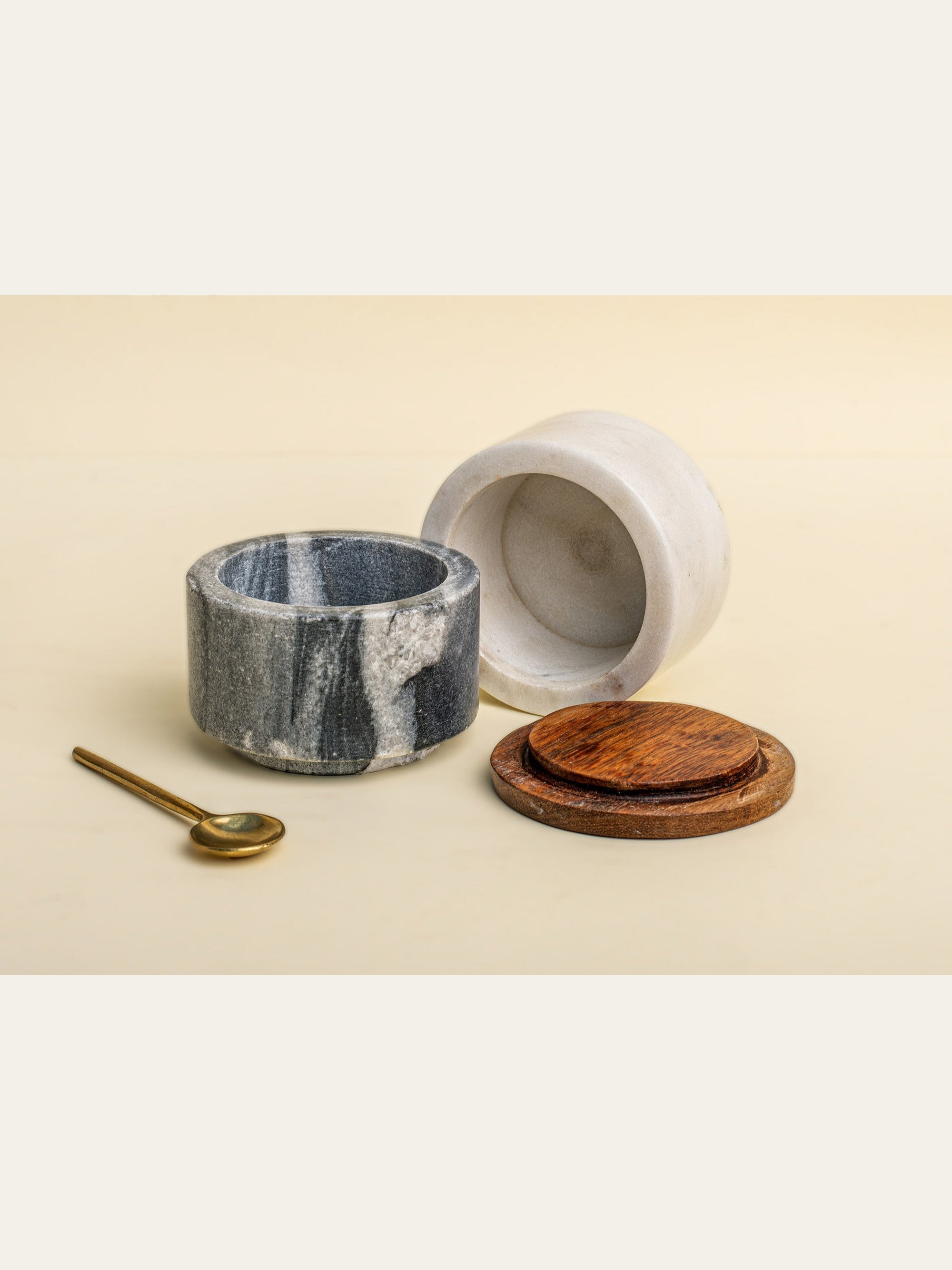 Stacked Marble Spread Jars