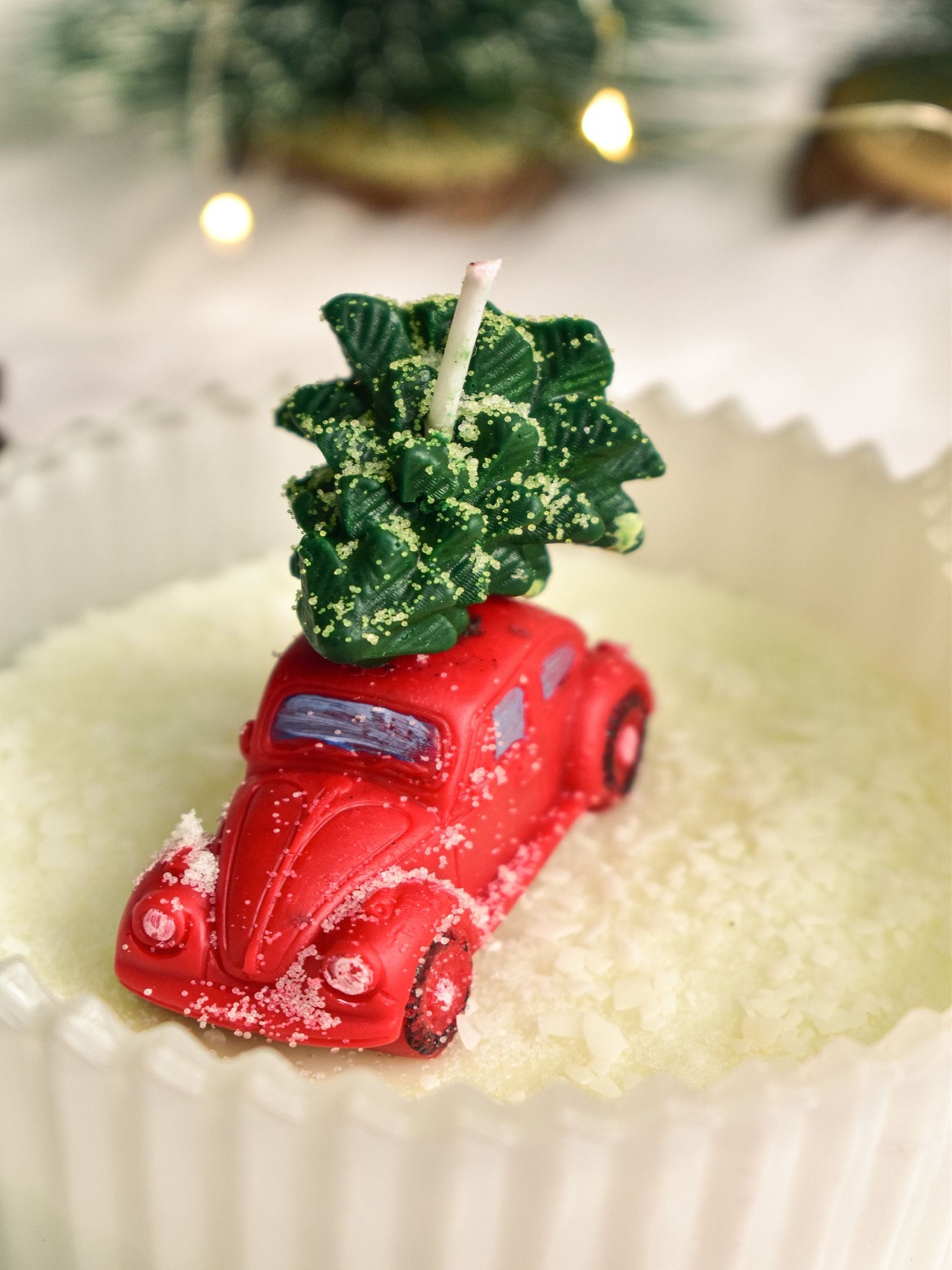 Classic Christmas Truck Candle 2