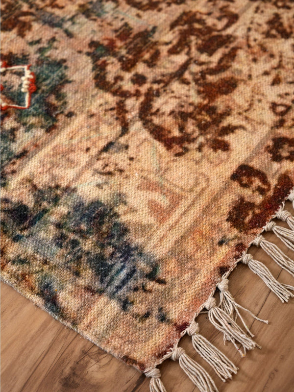Embroidered Rug - Colour Burst
