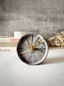 Concrete Table Clock