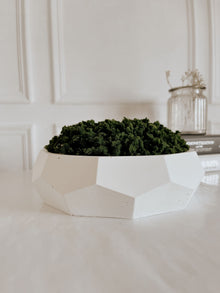 Concrete Geo Bowl Planter