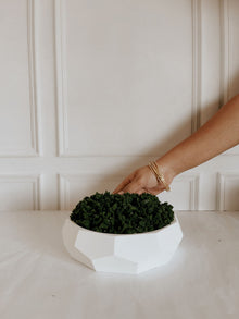 Concrete Geo Bowl Planter