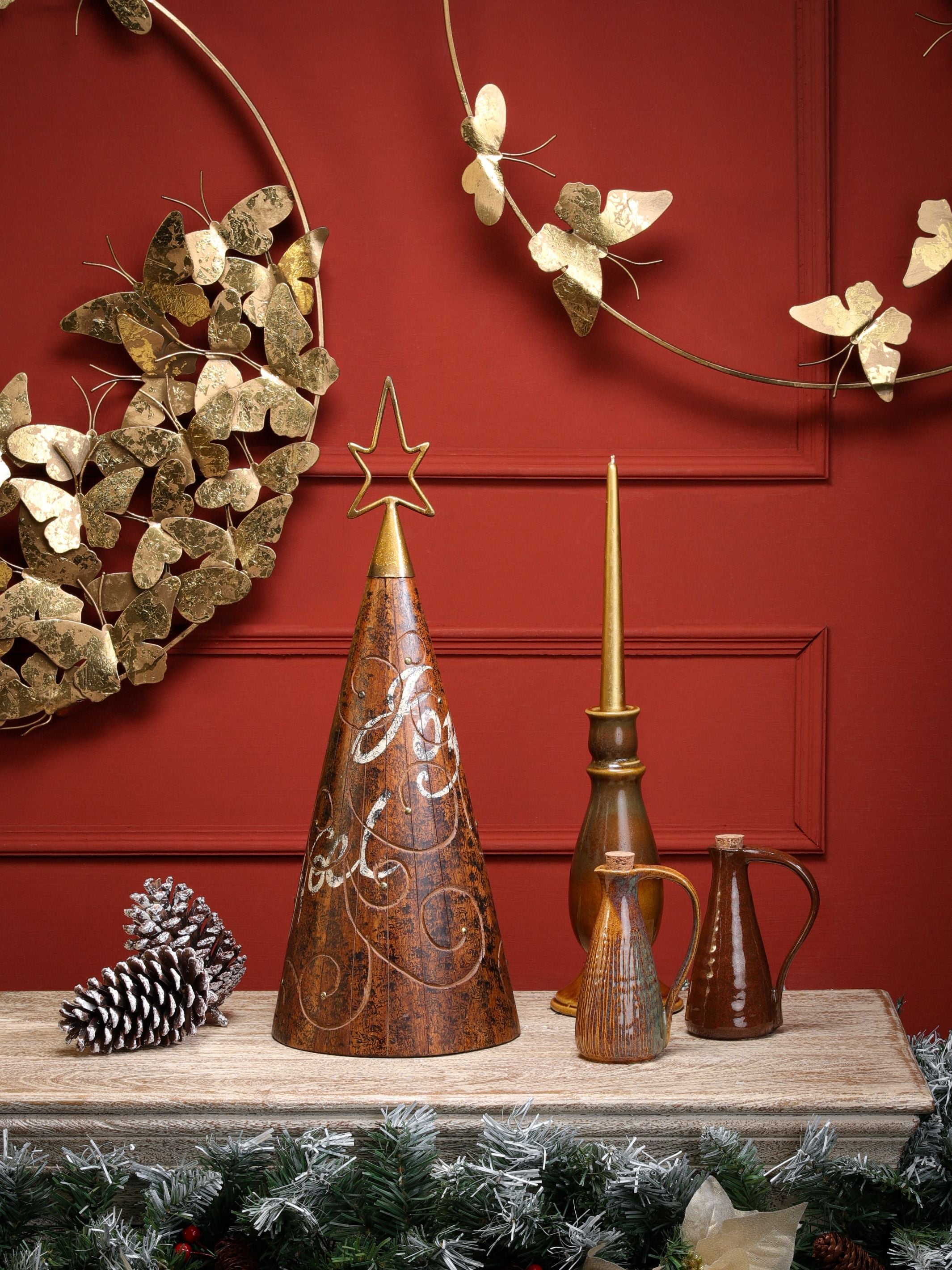 Hand Turned Wooden Christmas Tree