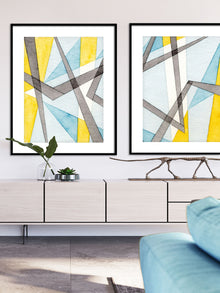 Wall Prints - Converging Angles II