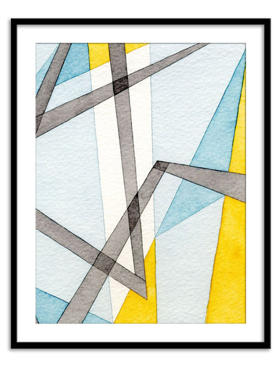 Wall Prints - Converging Angles II