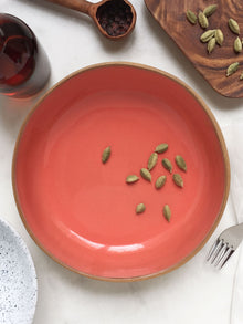 Coupe Pasta Bowl Apricot