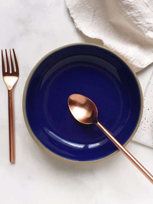 Coupe Salad Bowl Cobalt