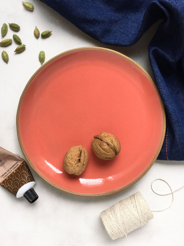 Coupe Side Plate Apricot