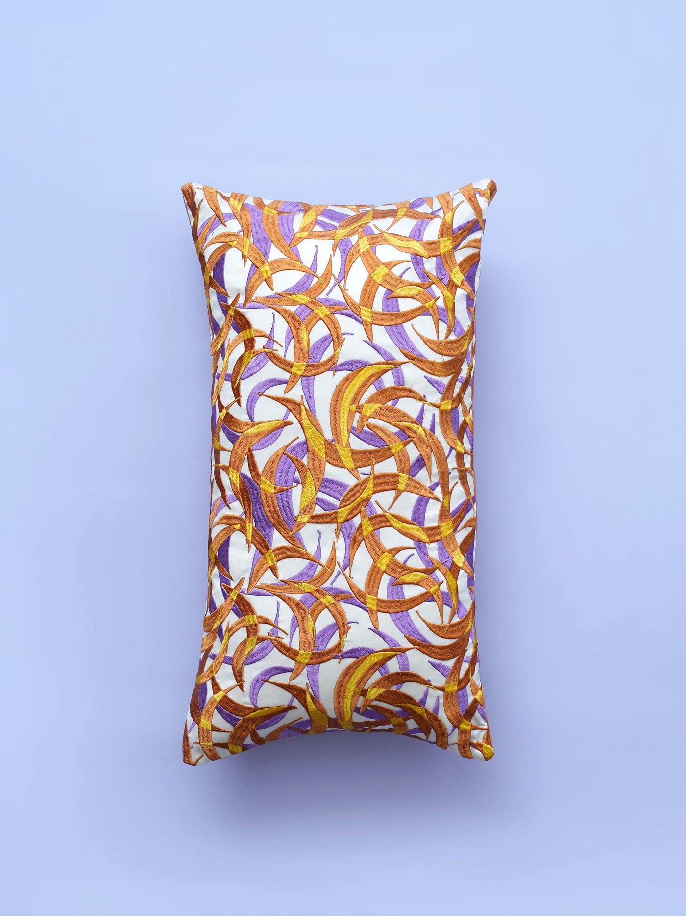 Crecent Embroidered Cushion