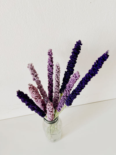 Crochet Lavender Sticks