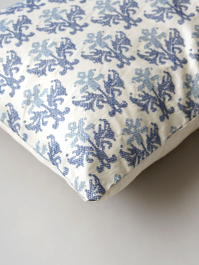 Cushion Cover - Damask Embroidered