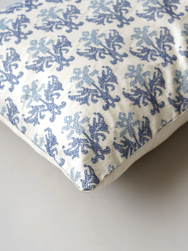 Cushion Cover - Damask Embroidered