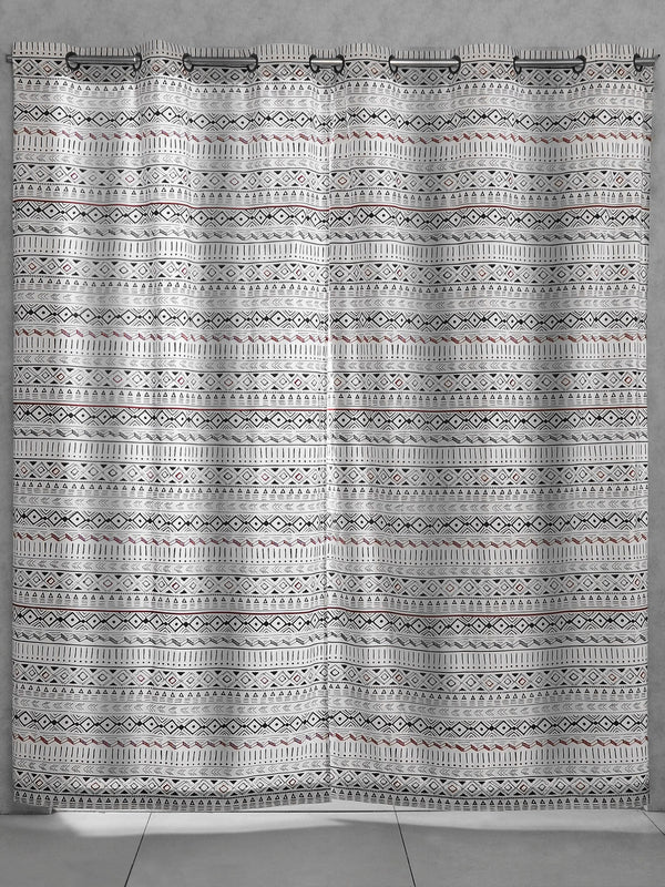 Denmark Red Tassles Curtain