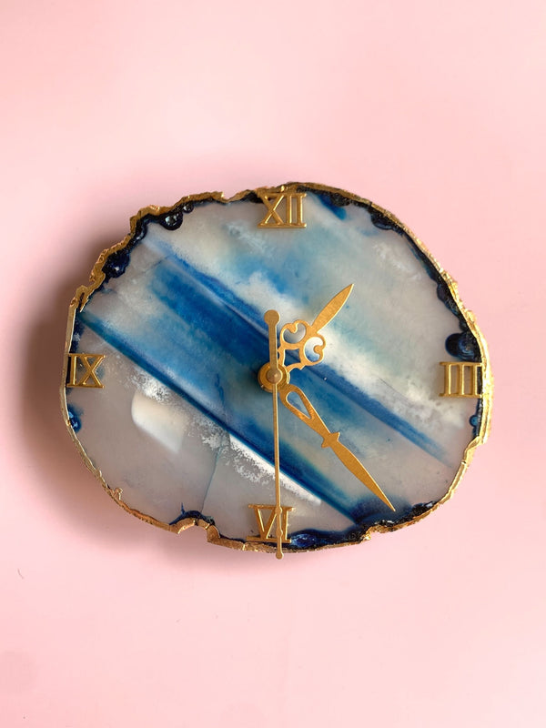 Desk Clock Blue