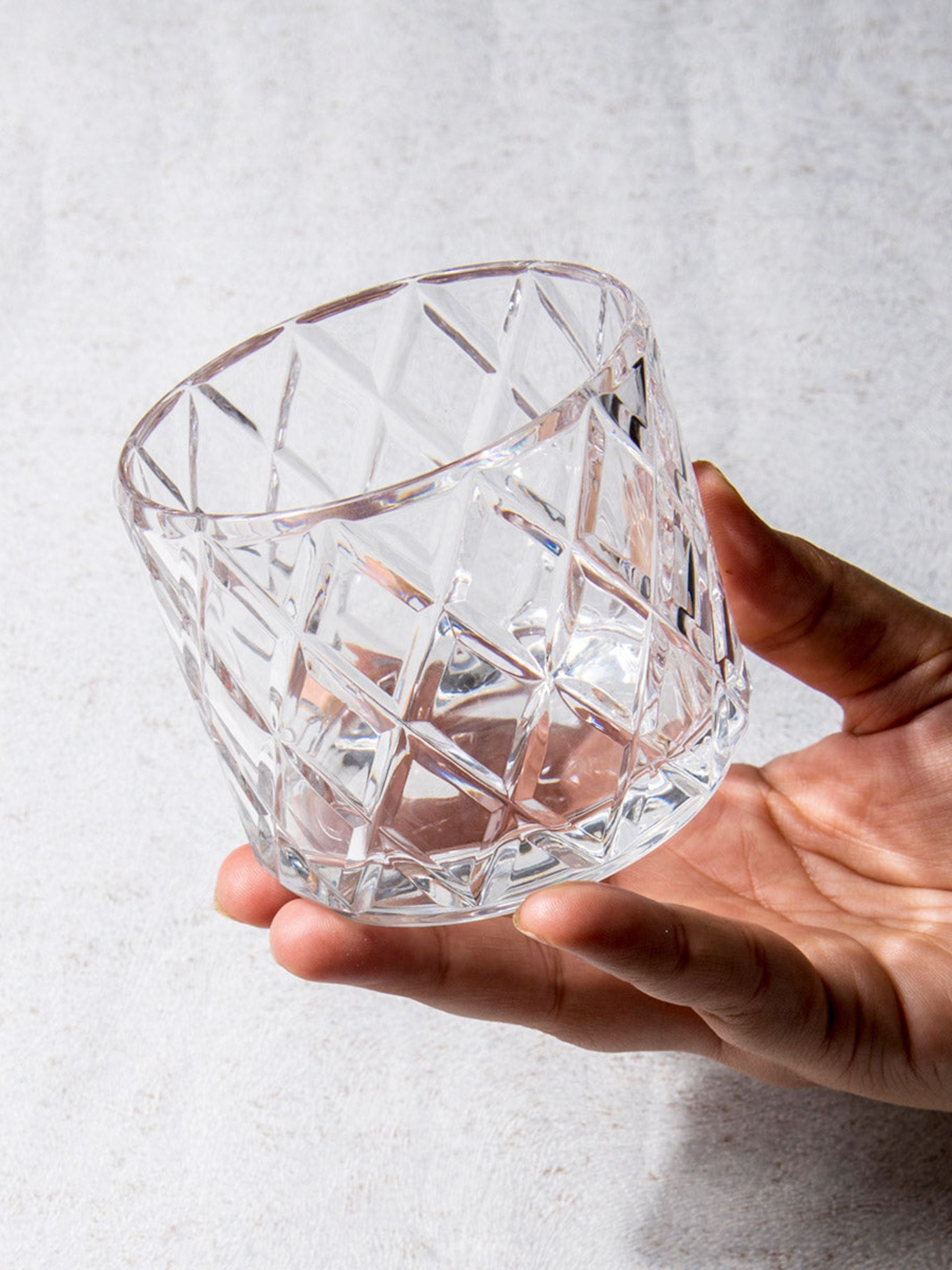Diamond Glass & Snacks Gift Box