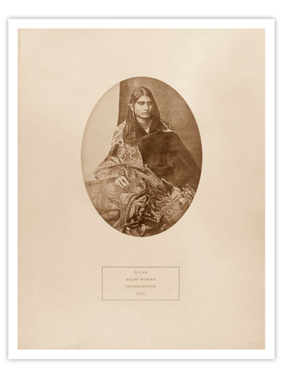 Wall Prints - Diljan - A Woman from Saharunpoor