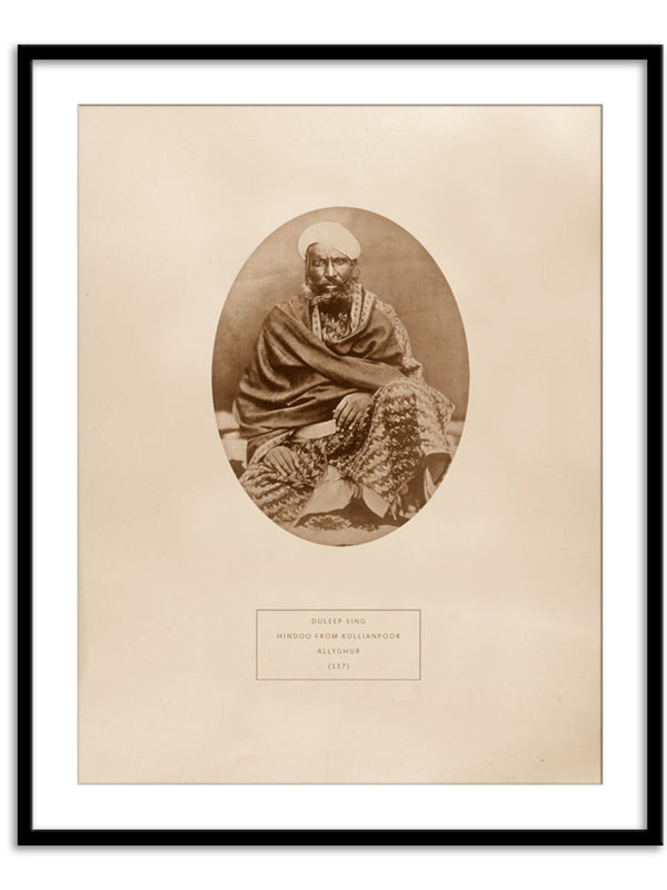 Wall Prints - Duleep Sing - a Hindoo from Kullianpoor Allyghur