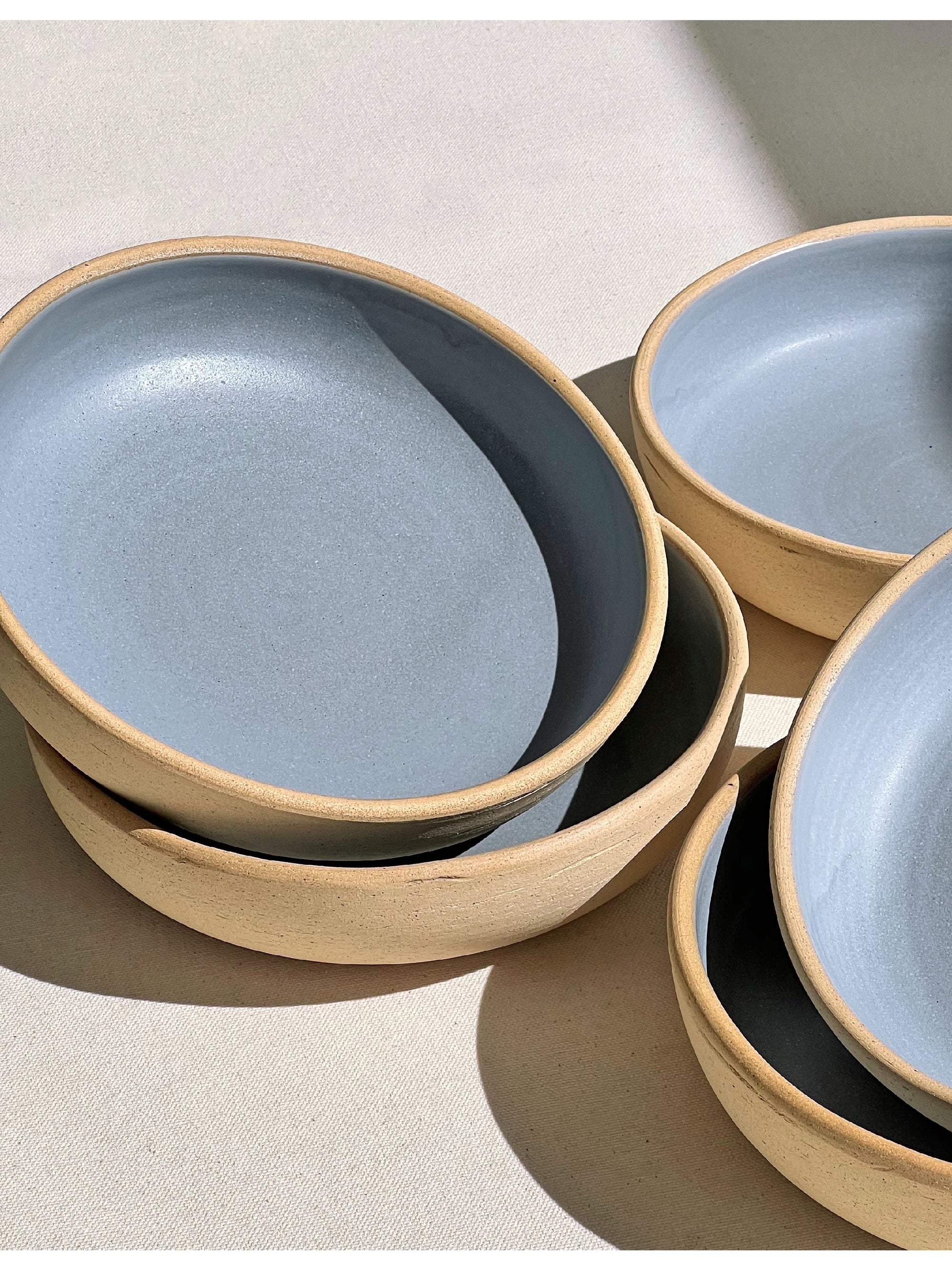 Ceramic Earl Grey Pasta Bowl