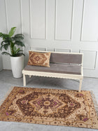 Embroidered Rug - Earthy Elegance
