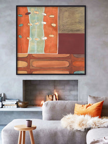 Wall Prints - Egg Hunt in Orange II