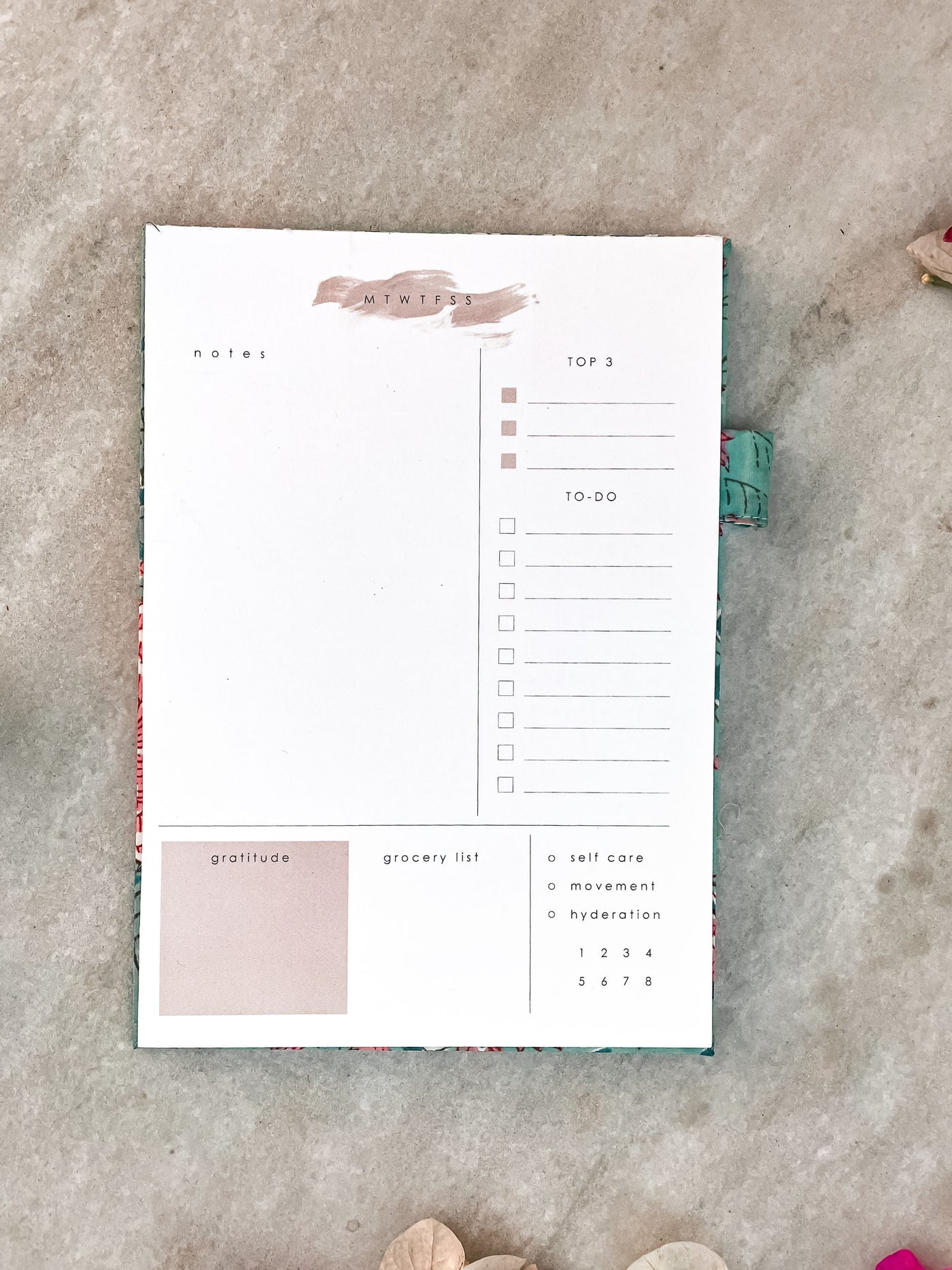 Ekatra Daily Planner Terable Notepad