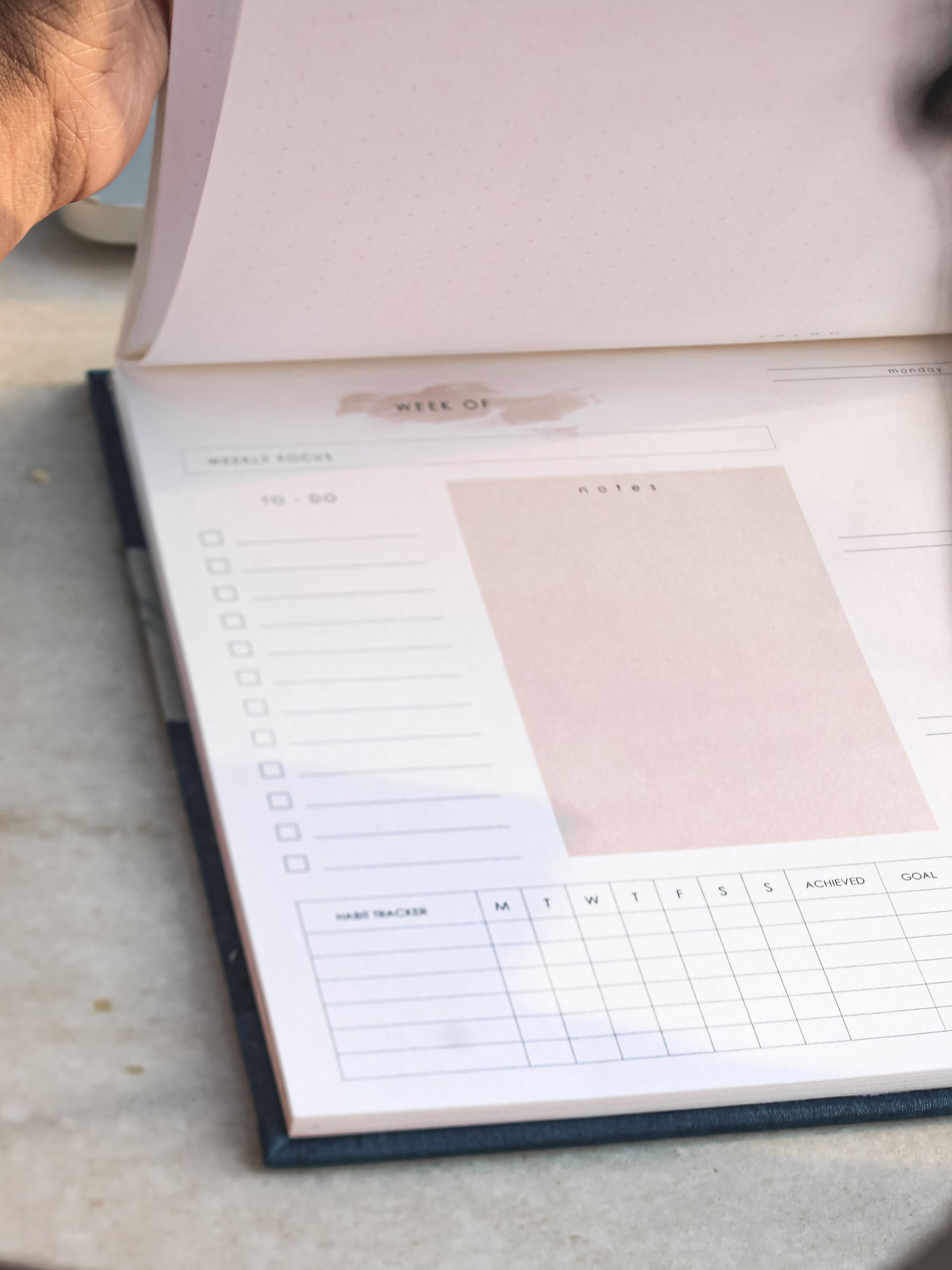 Ekatra Weekly Planner Terable Notepad