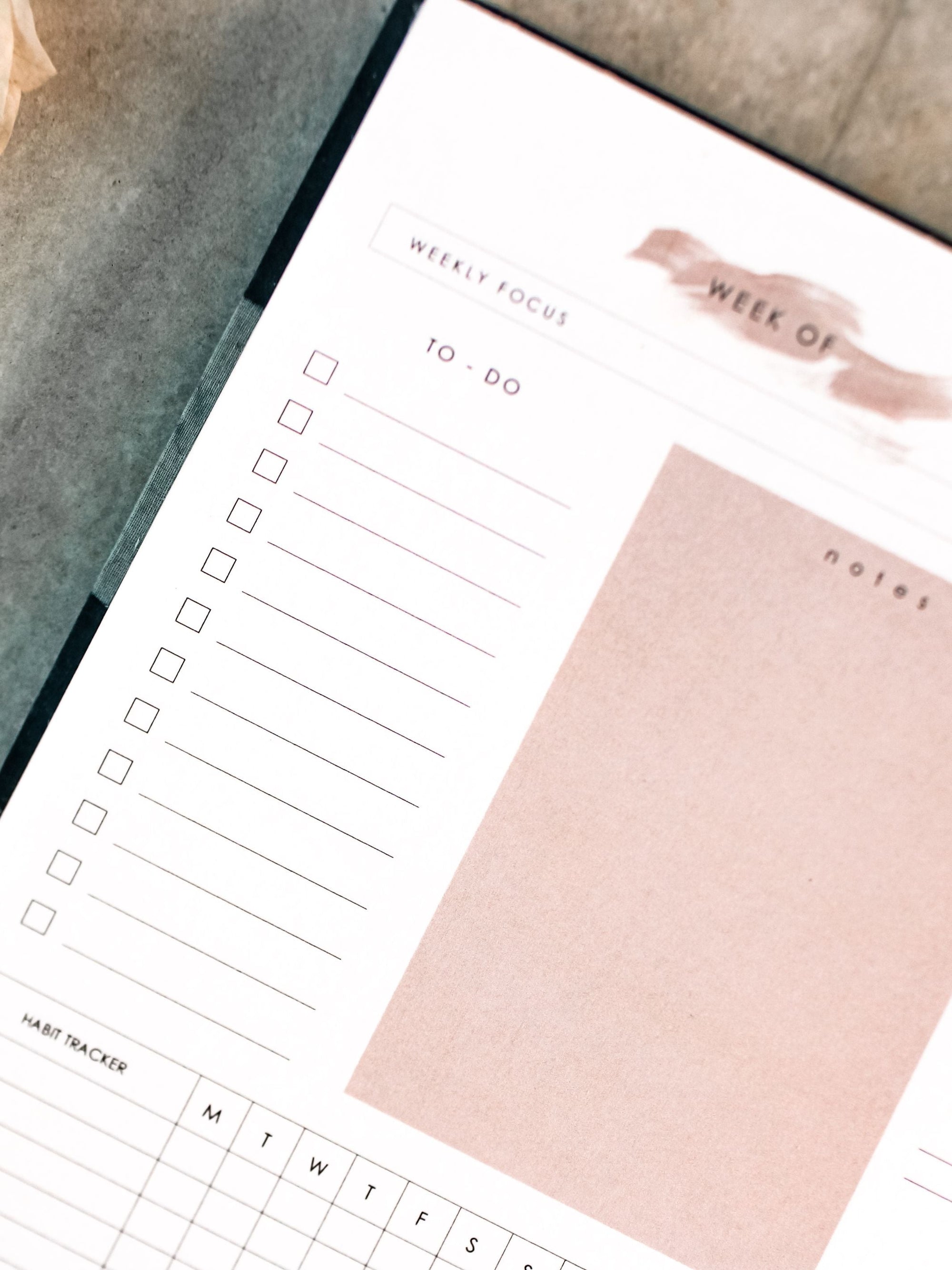 Ekatra Weekly Planner Terable Notepad