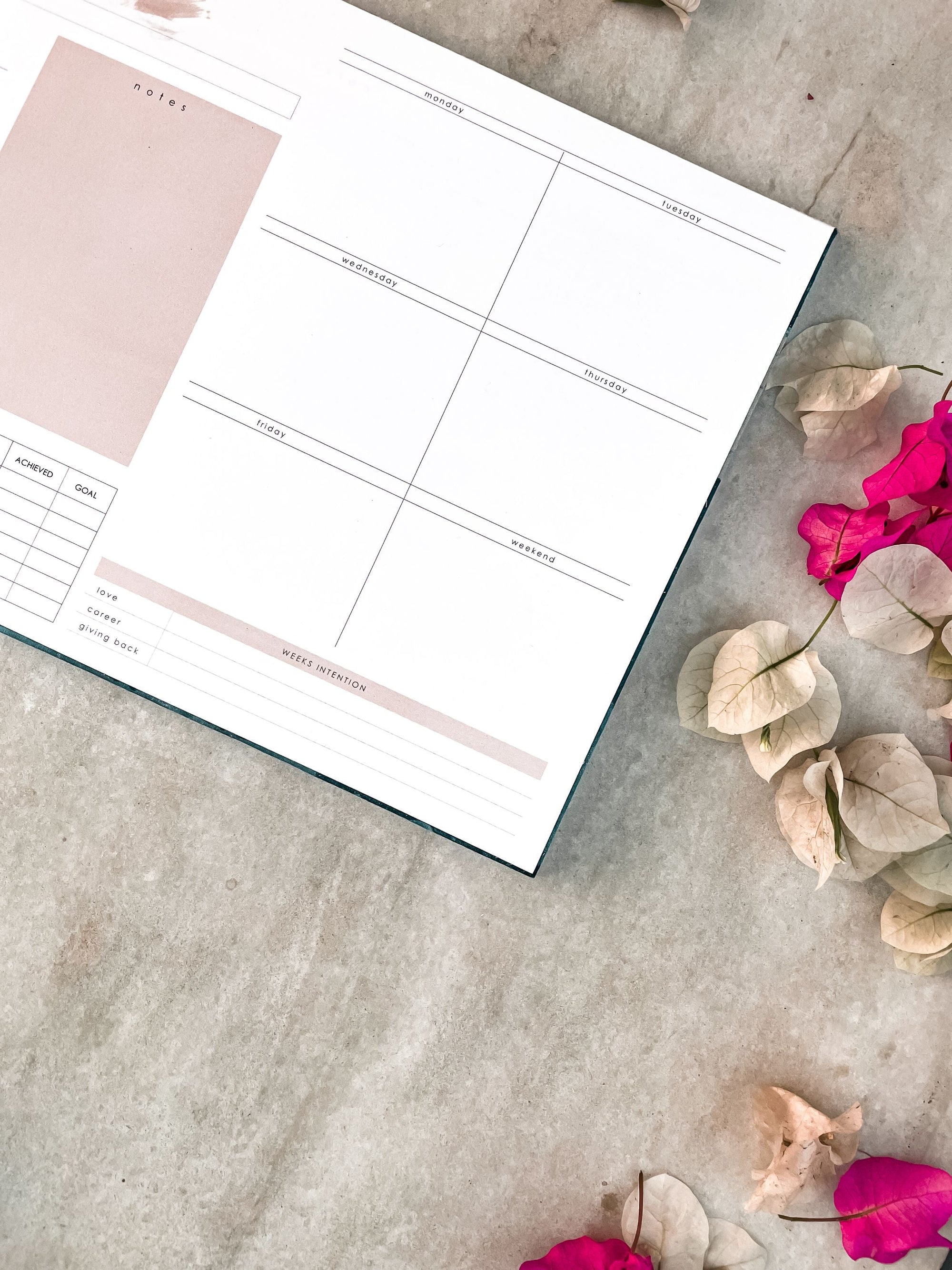 Ekatra Weekly Planner Terable Notepad