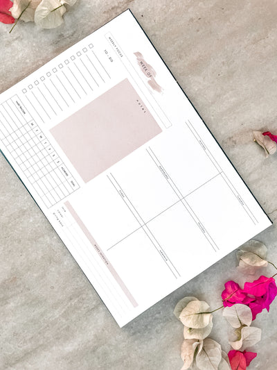 Ekatra Weekly Planner Terable Notepad