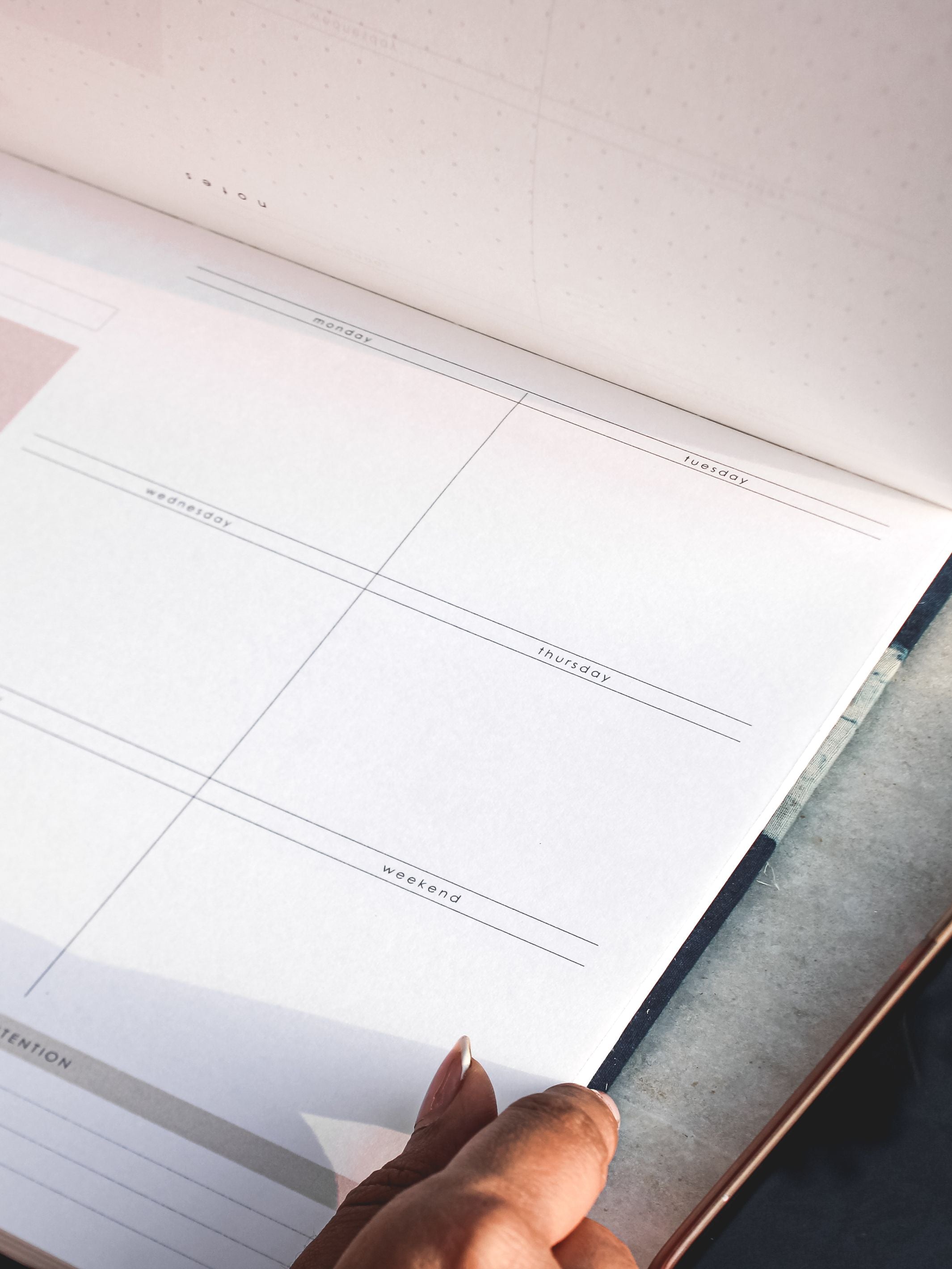 Ekatra Weekly Planner Terable Notepad