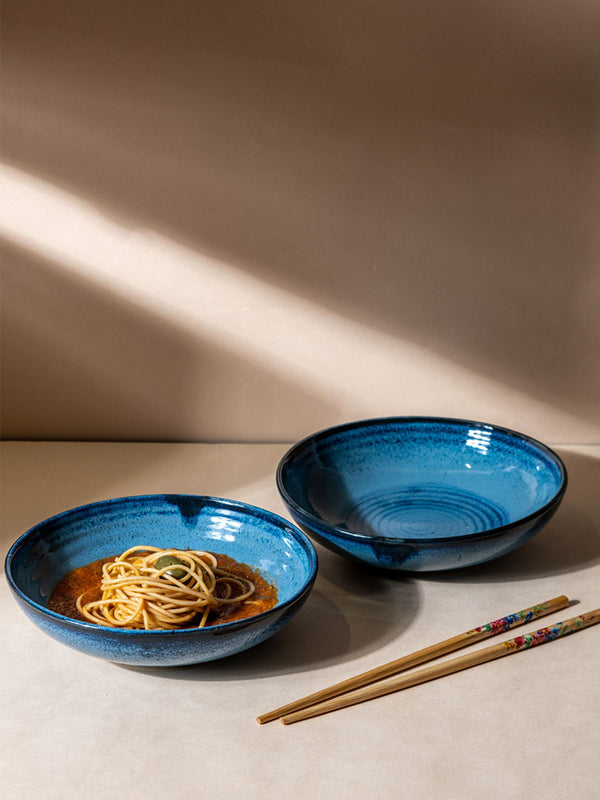 Everyday Ceramic Bowl Blue