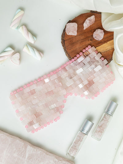 Eye Mask Rose Quartz