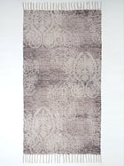 Faded Purple Block Print Rug