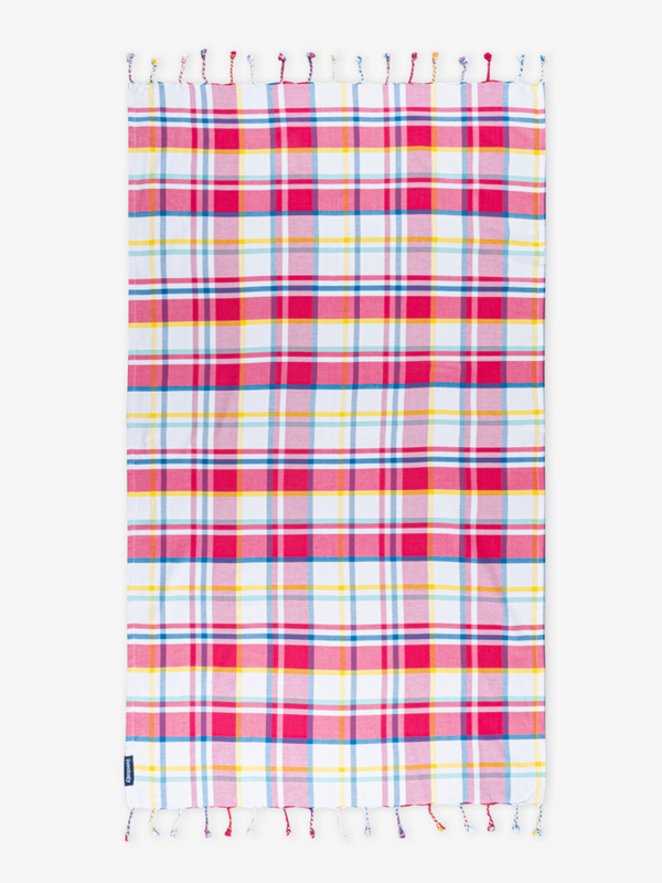 Felicity Pink Woven Beach Towel