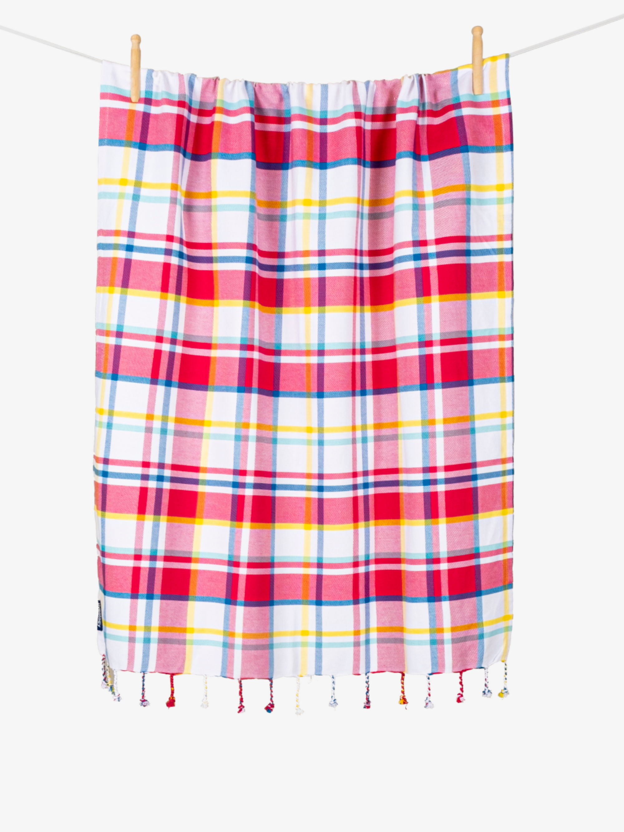 Felicity Pink Woven Beach Towel