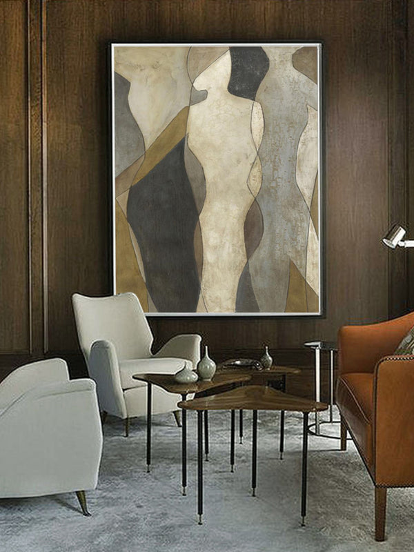 Wall Prints - Figure Overlay I
