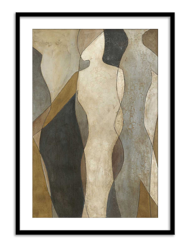 Wall Prints - Figure Overlay I