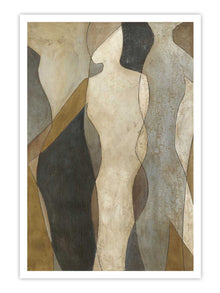 Wall Prints - Figure Overlay I