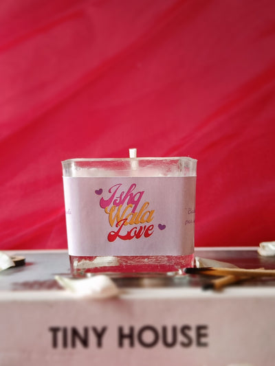 Tiny Rose Candles Set of 2 - Filmy Romance