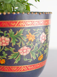 Firdaus Handpainted Iron Planter
