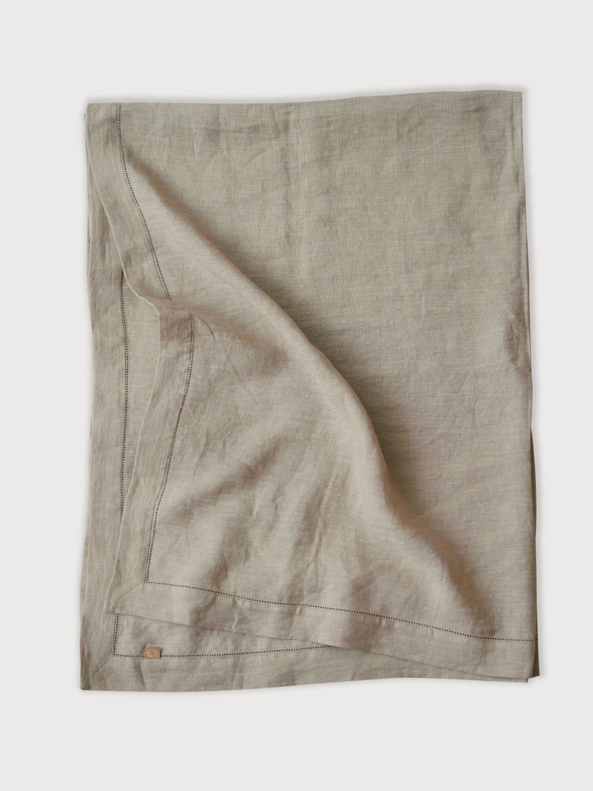 Linen Table Cover - Flax
