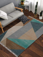 Flerfarvet Printed Rug