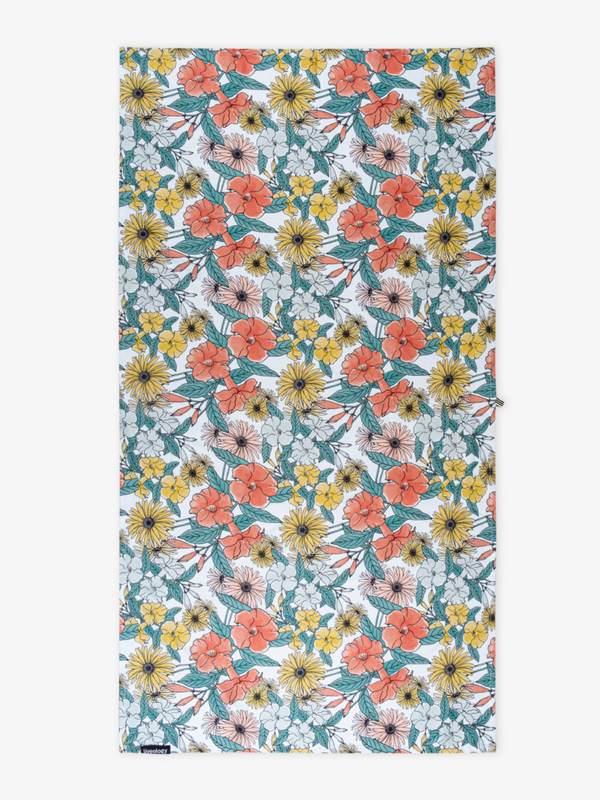 Flora Printed Beach Towel